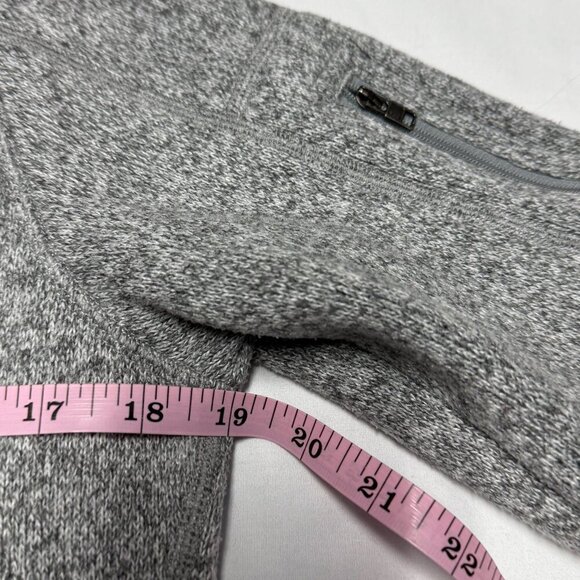 Patagonia Women’s Better Sweater 1/4 Zip Light Gray Size M EUC - Picture 8 of 9